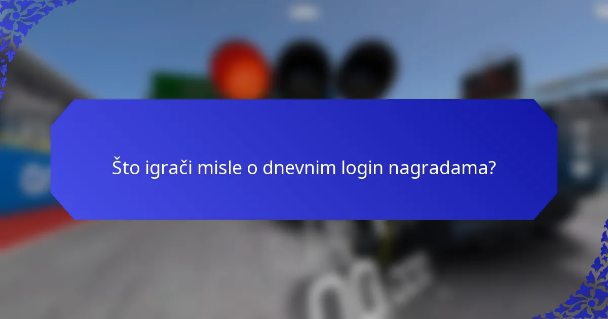 Što igrači misle o dnevnim login nagradama?